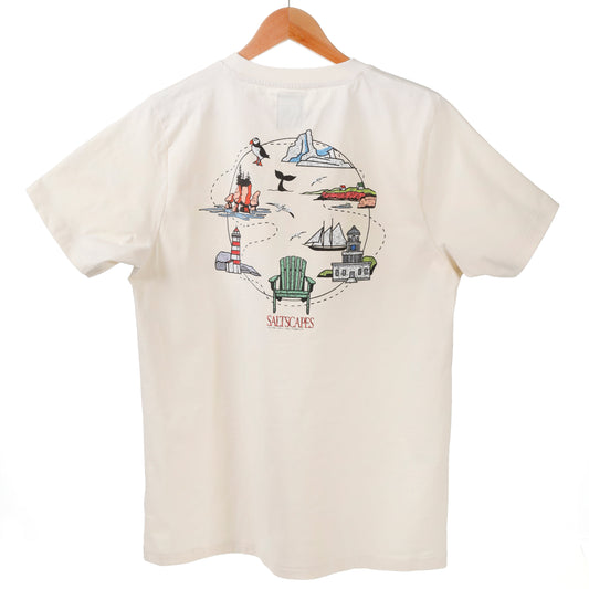Saltscapes Tee - Cream